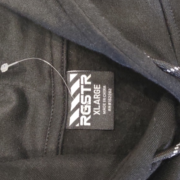 RGSTR BLACK HOODIE, Size XL - Picture 6 of 12
